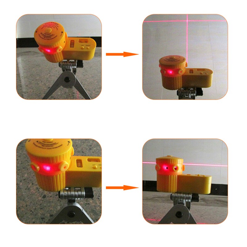 Laser Leveler Siku Laser Waterpass Kaki Tripod Siku Tukang Laser Level Siku Bangunan Ukur LV06 LV 06