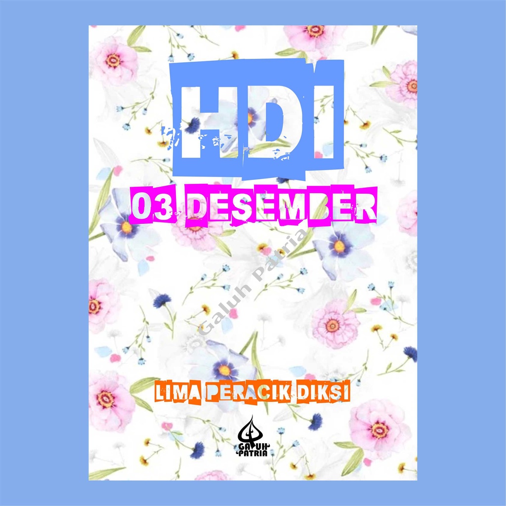 Buku HDI 03 Desember Puisi by Lima Peracik Diksi
