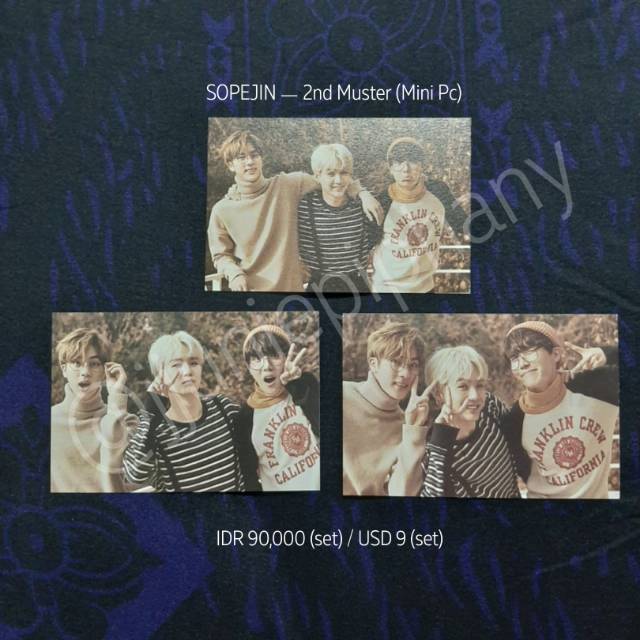 (BOOKED) BTS 2nd Muster mini pc