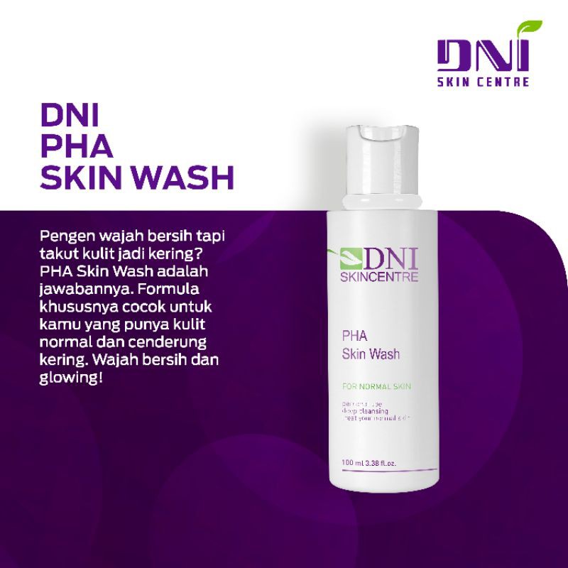 DNI Facial Wash (PHA Skin wash,Acne wash,Facial wash sensitif)