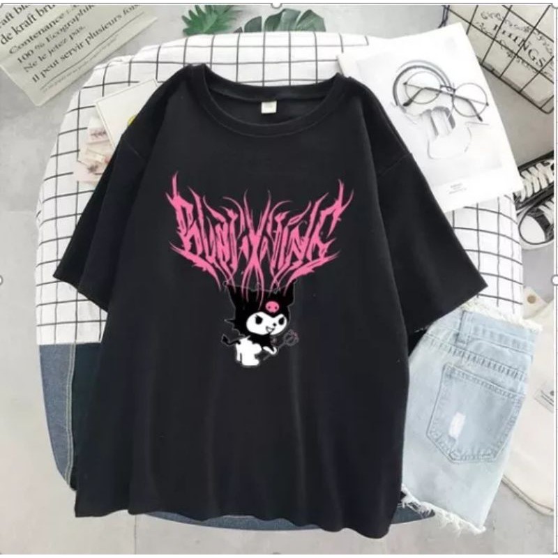 KUROMI TSHIRT COTTON COMBED UNISEX KEKINIAN TERBARU&quot;