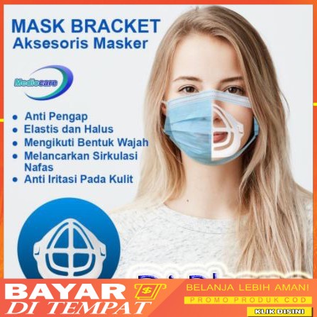 Penyangga Masker 3D Mask Braket Silicon Sirkulasi Udara