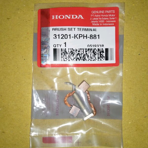 CARBON BRUSH ARANG DINAMO STARTER SUPRA X125 KHARISMA CBR 150 CB 150R SUPRA GTR SONIC 150R 31201-KPH