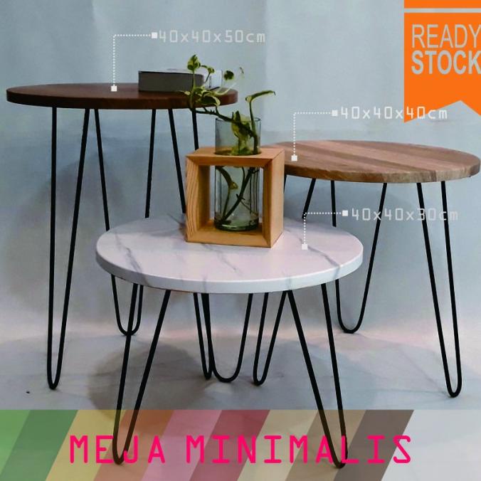 Promo Meja Minimalis / Meja Bulat / Meja Sudut / Meja Sofa