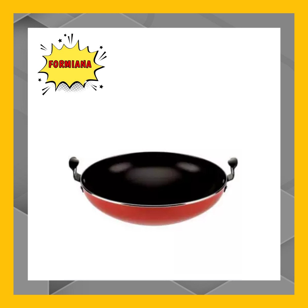 FM - Maspion Wajan Wonder Wok 33 cm - Merah | Penggorengan Anti Lengket