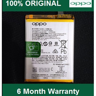 Batre battery batere OPPO  Reno5 Z or Reno 5 Z BLP839 Original100%