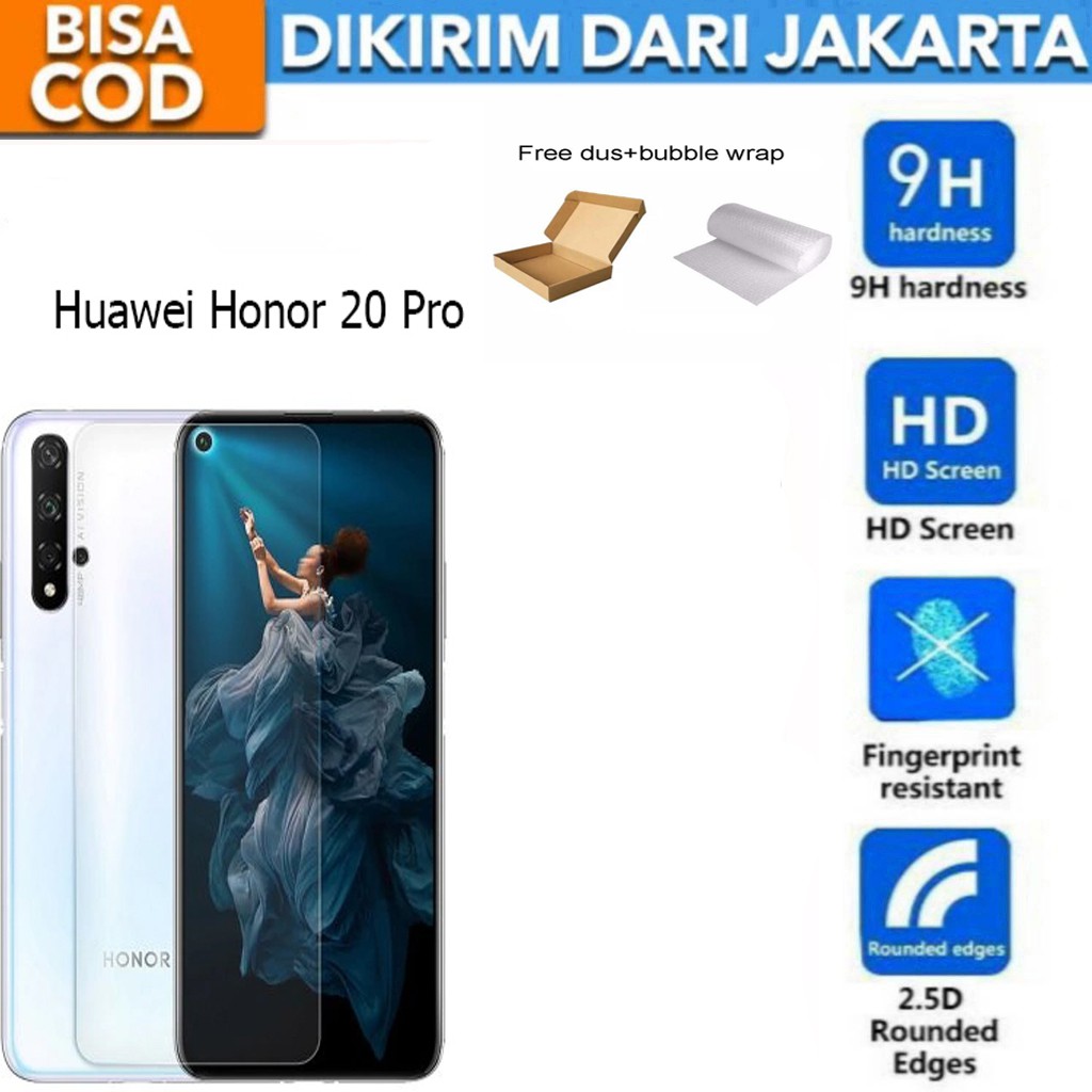 Tempered Glass Huawei Honor 20 Pro Screen Protector Anti Gores