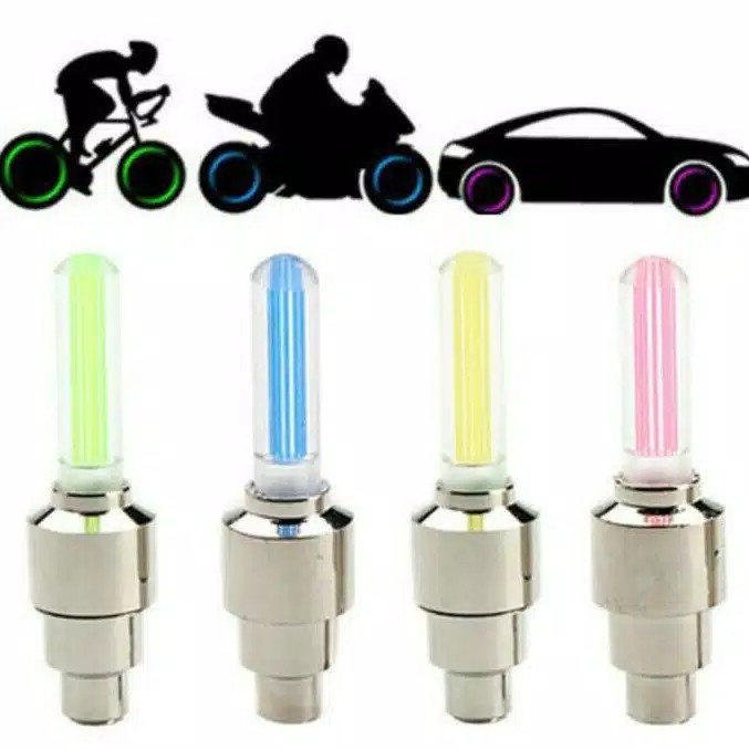 TUTUP PENTIL LED BAN MOTOR LED BAN SEPEDA LED BAN MOBIL CAR TIRE NEON WHEEL LED MOBIL