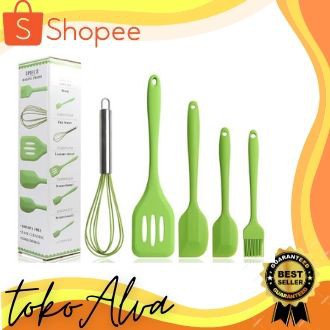 KITCHEN TOOL TEFLON SET 5 PC SPATULA SERBAGUNA