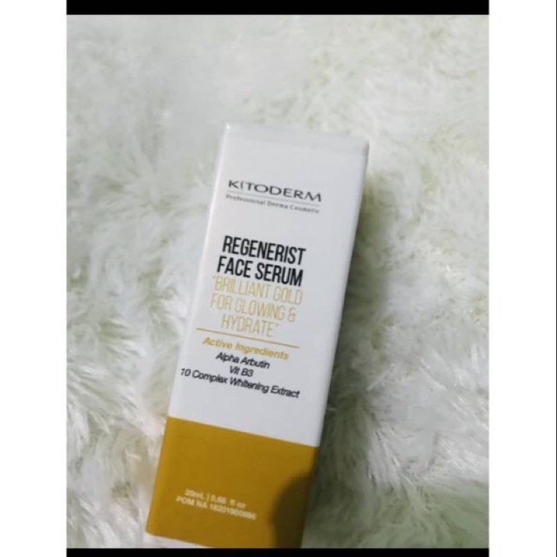 REGENERIST FACE SERUM BRILLIANT GOLD FOR GLOWING & HYDRATE KITODERM