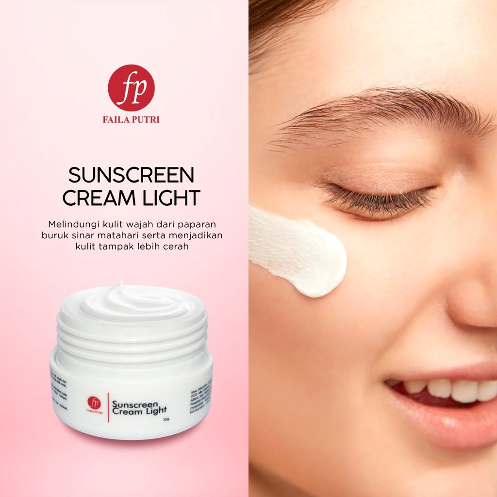 Sunscreen cream light FP - sunblock day cream spf 30