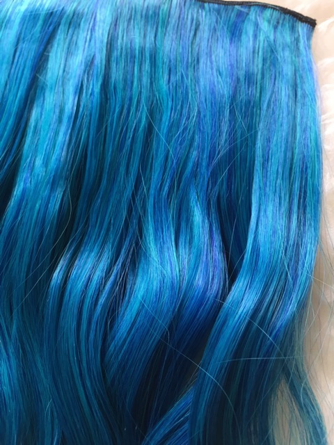 022e Ocean Blue Hairclip Full Colour Ombre Shopee Indonesia