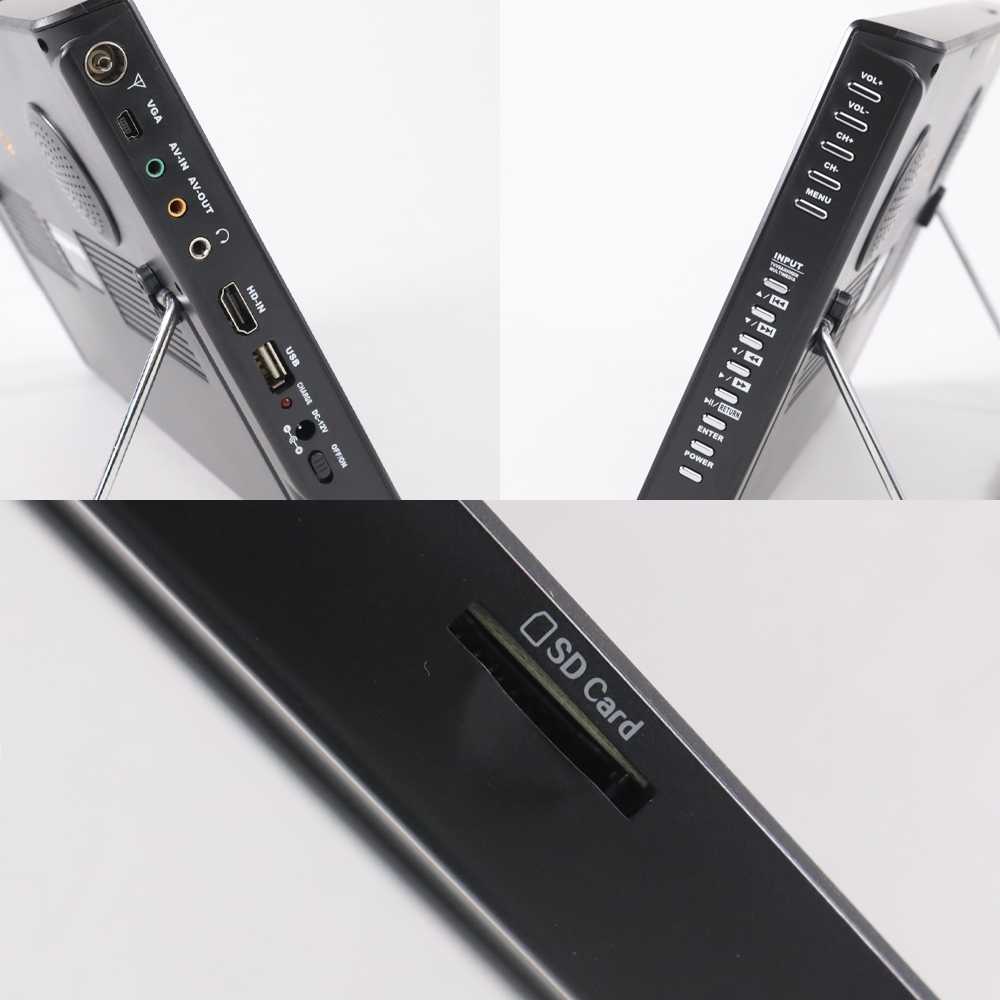 TV Portable Mini Monitor Televisi Analog Digital Mudah Dibawa Tivi Portabel Minimalis
