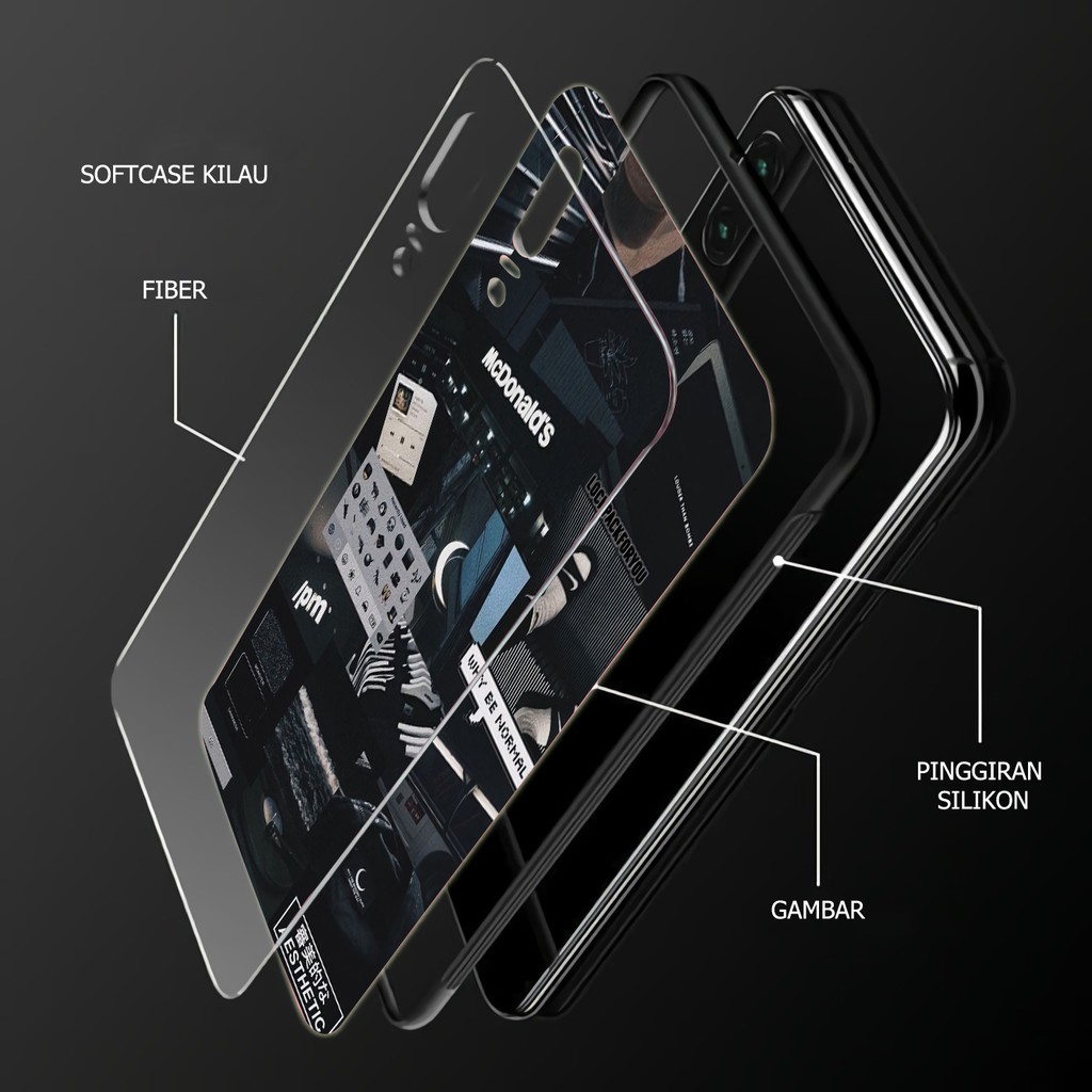 {PS255} Softcase Kaca SAMSUNG A32 A52 A72 A12 A02S A02 A10S A11 A6+ A30 M30S A21S A50 A01 A31 A51-1