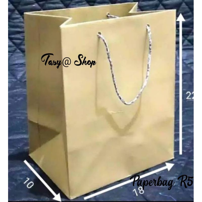 

Paperbag Tas kertas ukuran R5 18x22