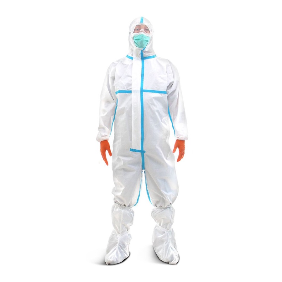 APD Hazmat Coverall Seal Izin AKD Cozmeed / Baju APD Hazmat  Cozmeed