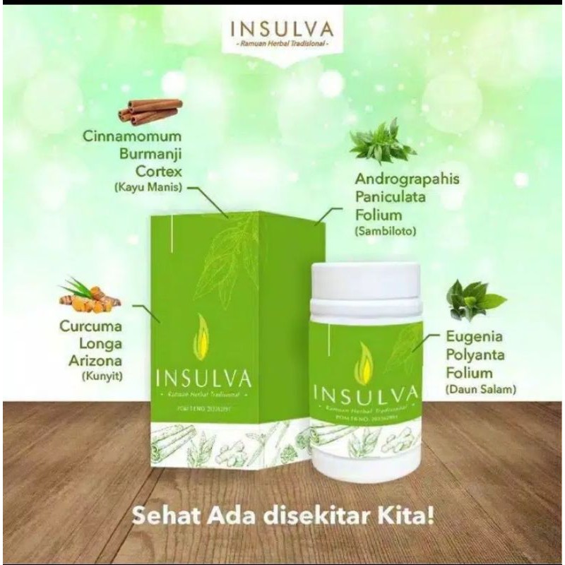 Insulva Asli 100% Original Obat Diabetes Kencing Manis