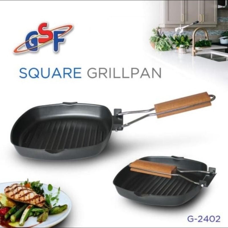 Square grill pan / panci lipat serbaguna GSF