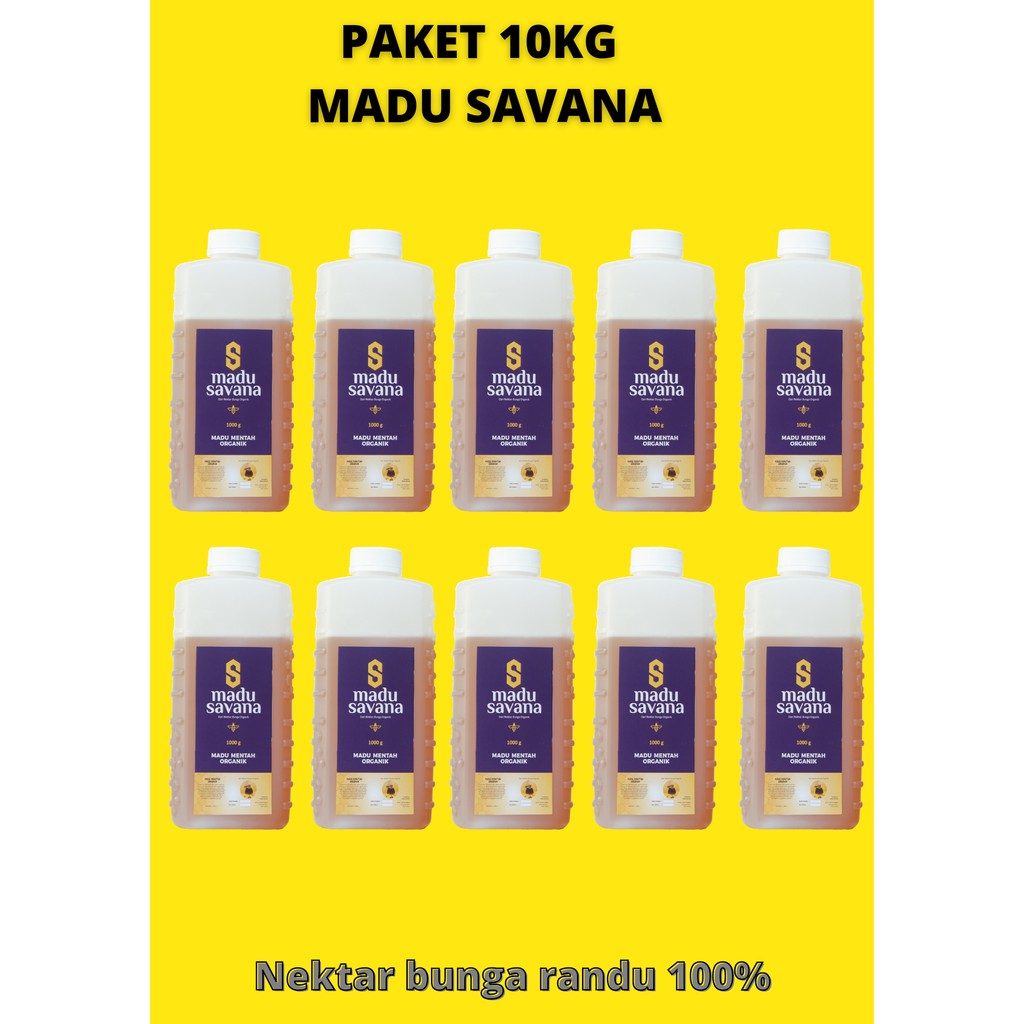 

Paket 10kg madu savana asli