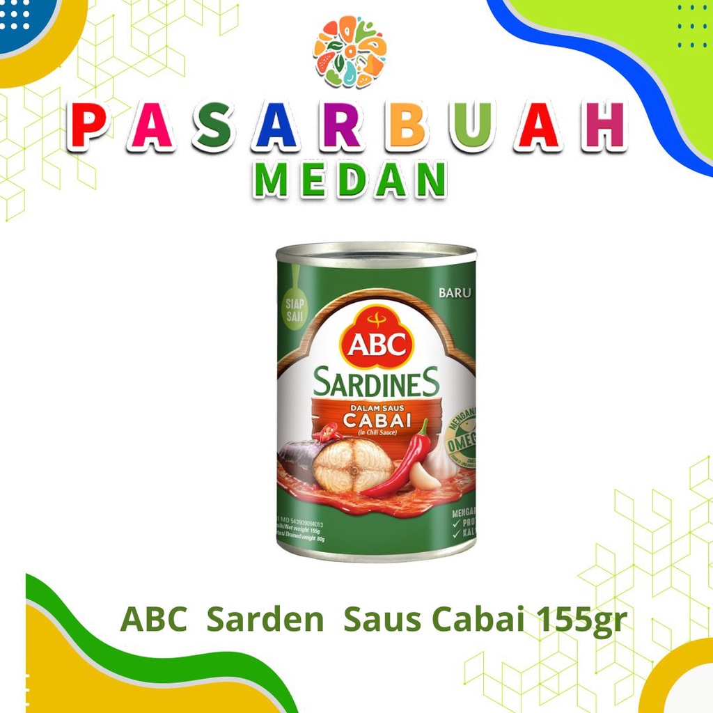

Distributor ABC Sarden Saus Cabai 155 Gram - Pasar Buah Medan