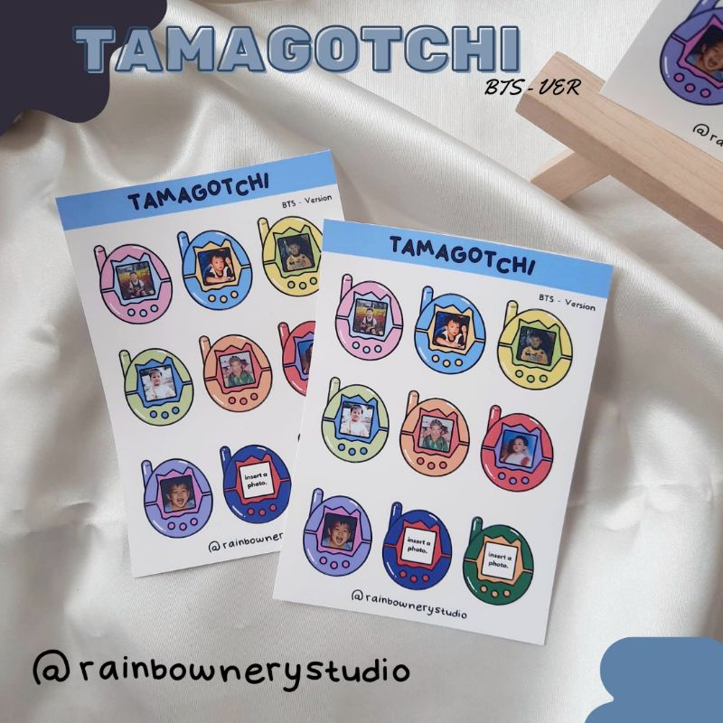

Tamagotchi Sticker Sheet - Deco Sticker | Rainbownerystudio
