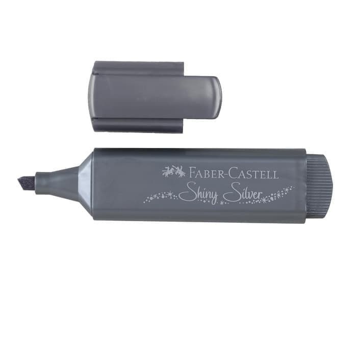 FABER CASTELL TEXLINER 46 METALIC SHINY SILVER