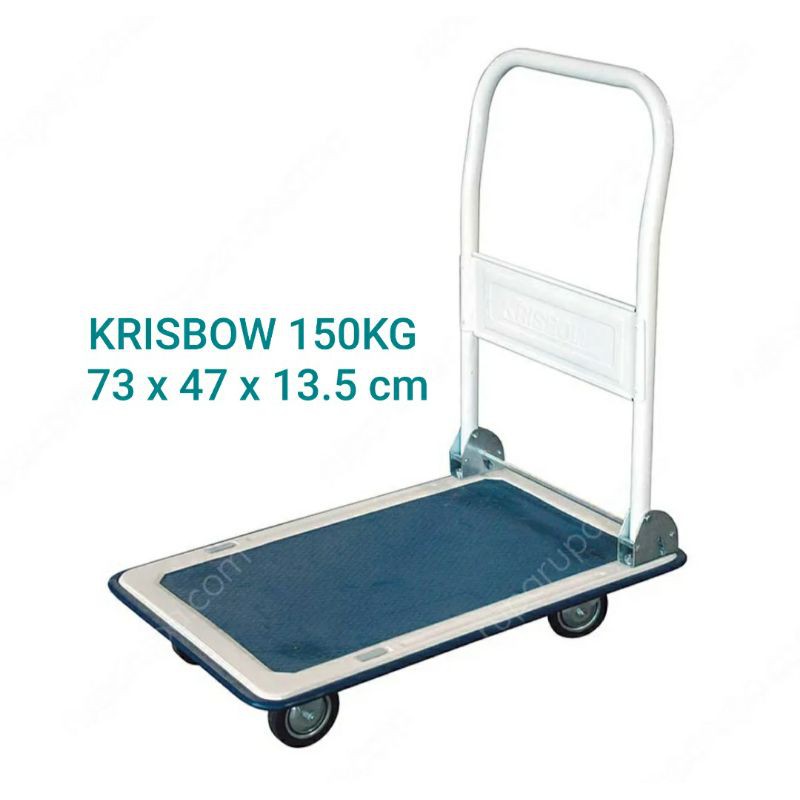 troli barang krisbow 150kg trolley dorong