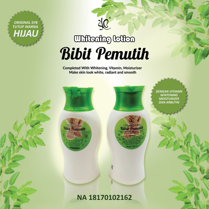 SYB Whitening Lotion Bibit Pemutih - IN-FUSE Whitening Body Water Bibit Pemutih Cair / Tutup Hijau