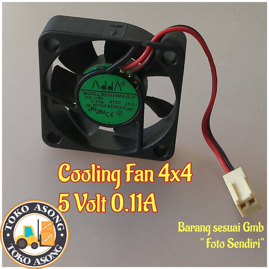 colling fan 4x4 cm 5 volt kipas kecil 5V 4 x 4 cm