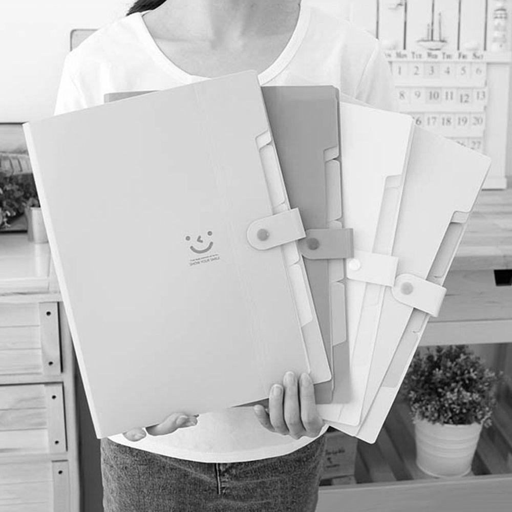 Folder File Agustina A4 5saku Portable Pouch Carpetas Tempat Dokumen Besar Bill Folder
