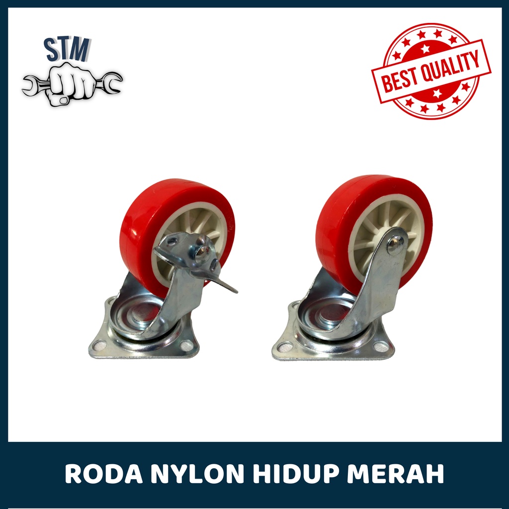 TORA RODA NYLON HIDUP MERAH roda