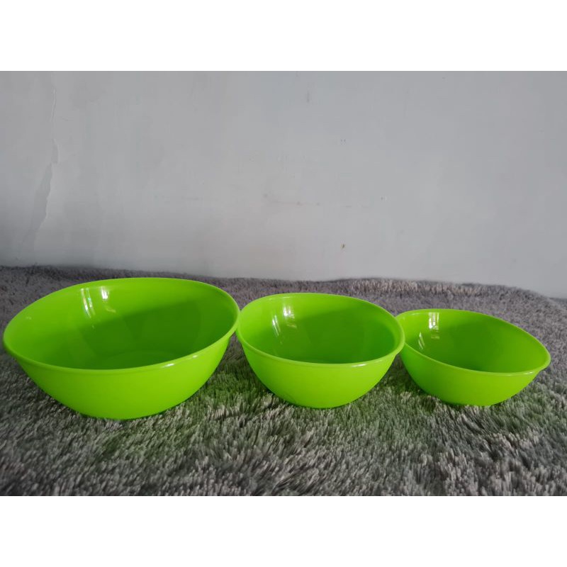 MANGKOK BULAT WARNA WARNI CANTIK DENGAN 3 VARIAN SIZE BAHAN FOOD GRADE