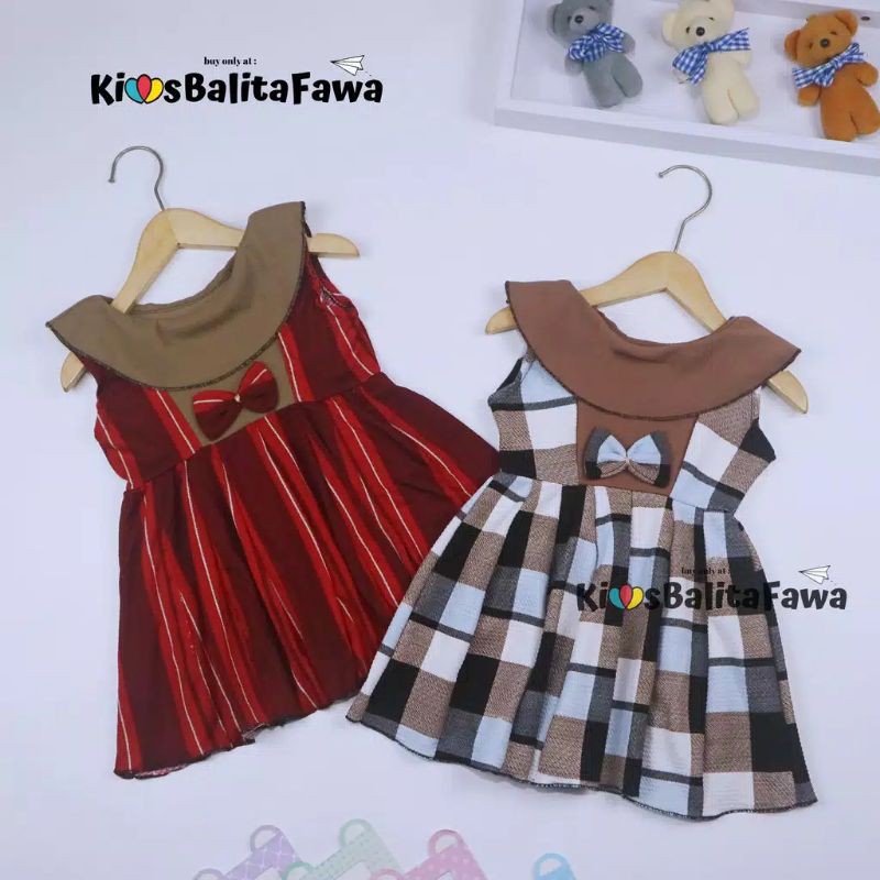 baju dres anak perempuan 0-5thn thn barang bagus harga murah bangat