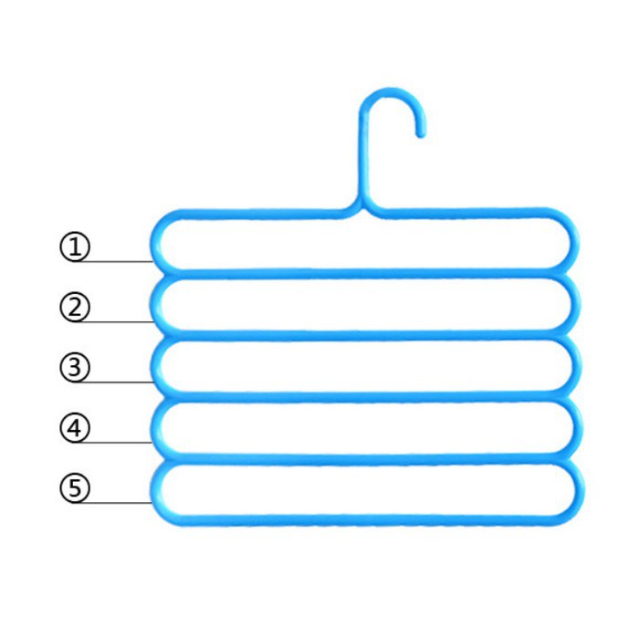 Gantungan Hanger Pakaian 5 In1 Gantungan Multifungsi Hanger Baju