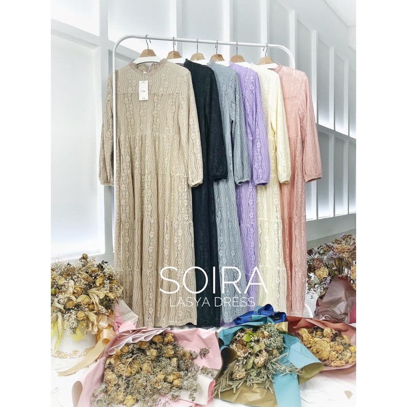 Gamis Brokat soira + tali