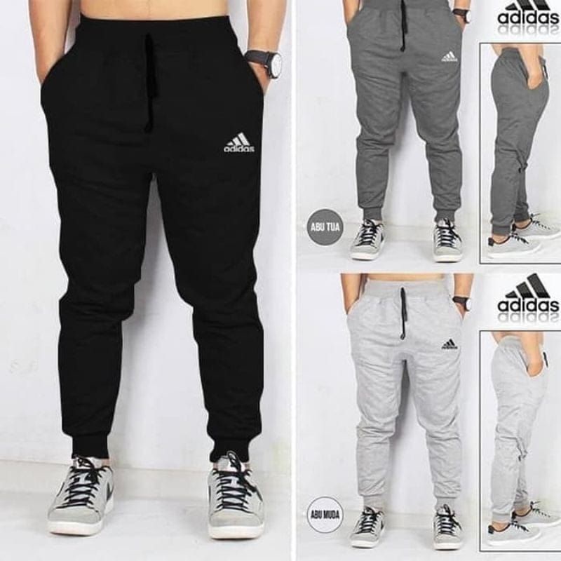 Celana Jogger panjang/Trening pria dewasa adidas running gym