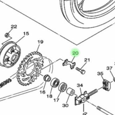 PLAT KLEMAN GIR NAPGIR F1ZR RX KING VEGA OLD CRYPTON JUPITER Z ORI YGP FIZR FIZ F1Z R RXKING RX-KING KLEM CLAMP WASHER GEAR NAP GIR NAPGIR