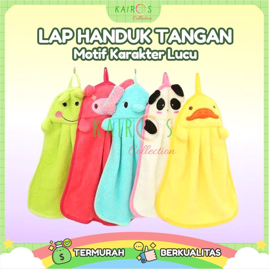 Lap Tangan Karakter Anak Lucu Unik Lap handuk Micro Handuk gantung