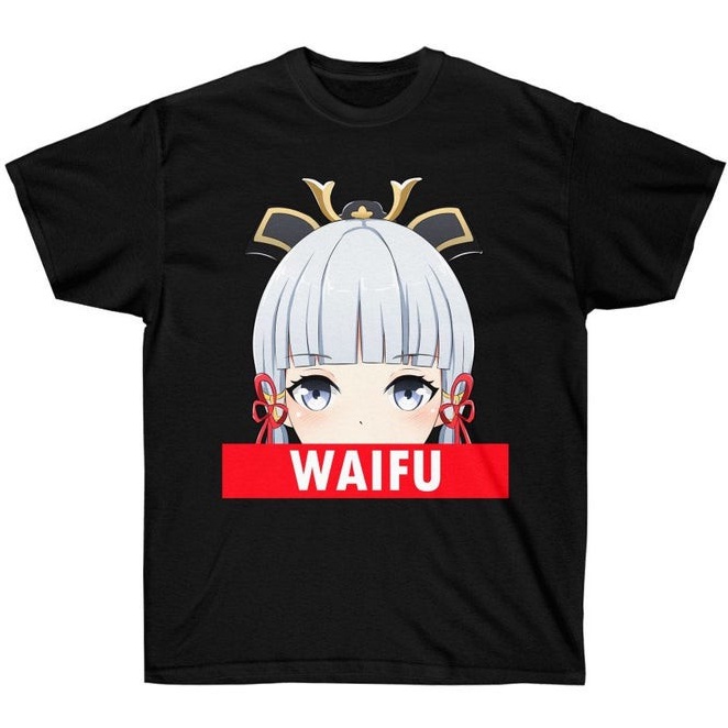 Tshirt Genshin Impact Ayaka as Waifu Kawaii Character Game Online