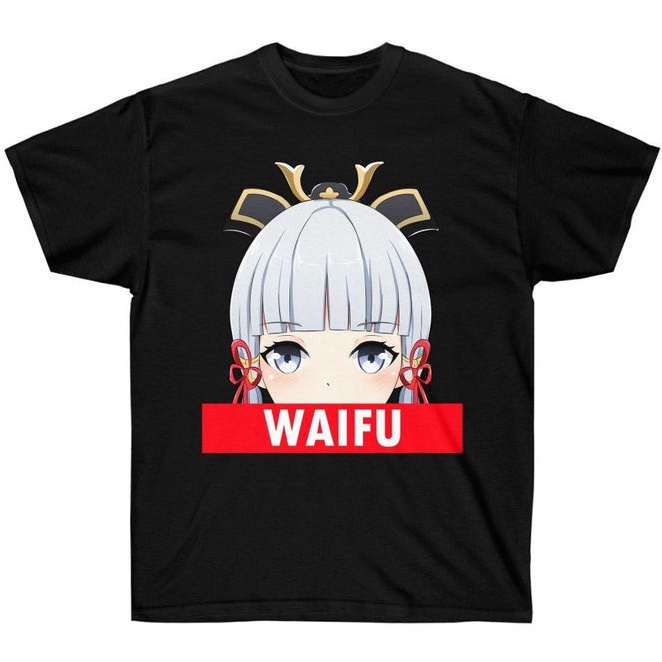 Tshirt Genshin Impact Ayaka as Waifu Kawaii Character Game Online