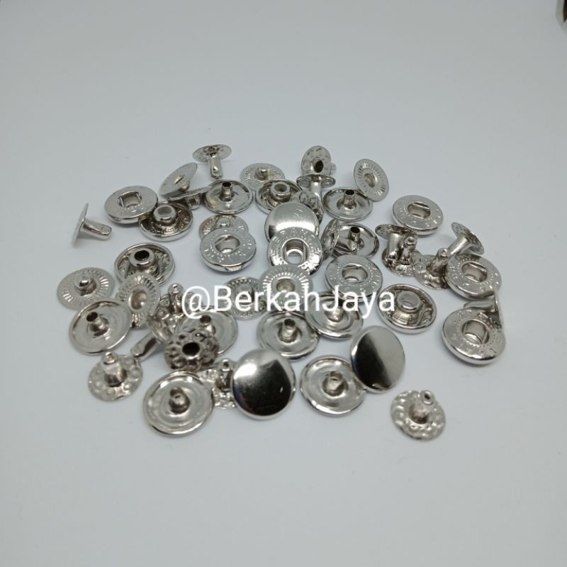 KANCING CETET BESI SNAP BUTTON DIAMETER 12 MM 330