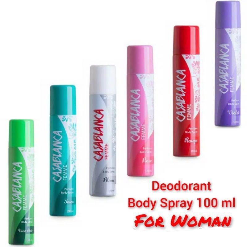 Casablanca Body Spray 100ml&amp;65ml ~ ORIGINAL 100 %