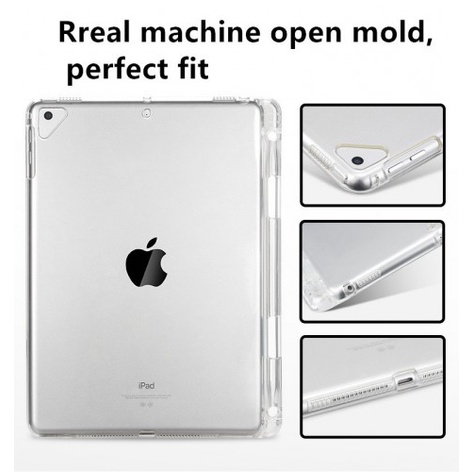 SBT-003 Silikon Pen Bening Xiaomi Mipad 5 / Tab Mi pad 5 Pro Tempat Pen / Stylus Tablet Back Cover / Luxury Bening STRDY