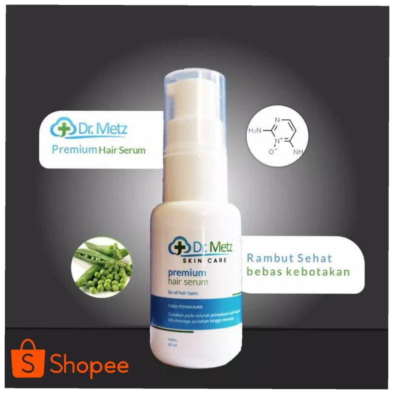 Dr Metz Premium Hair Serum Obat Penghilang Uban Dan Rambut Rontok