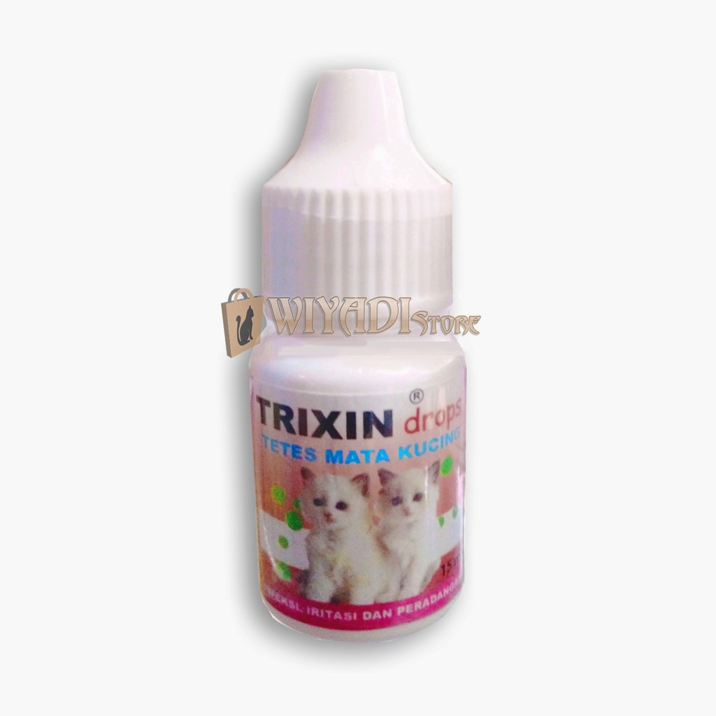 Trixin Cat Obat tetes Sakit Mata Merah Berair Belek Anak Kucing Kitten