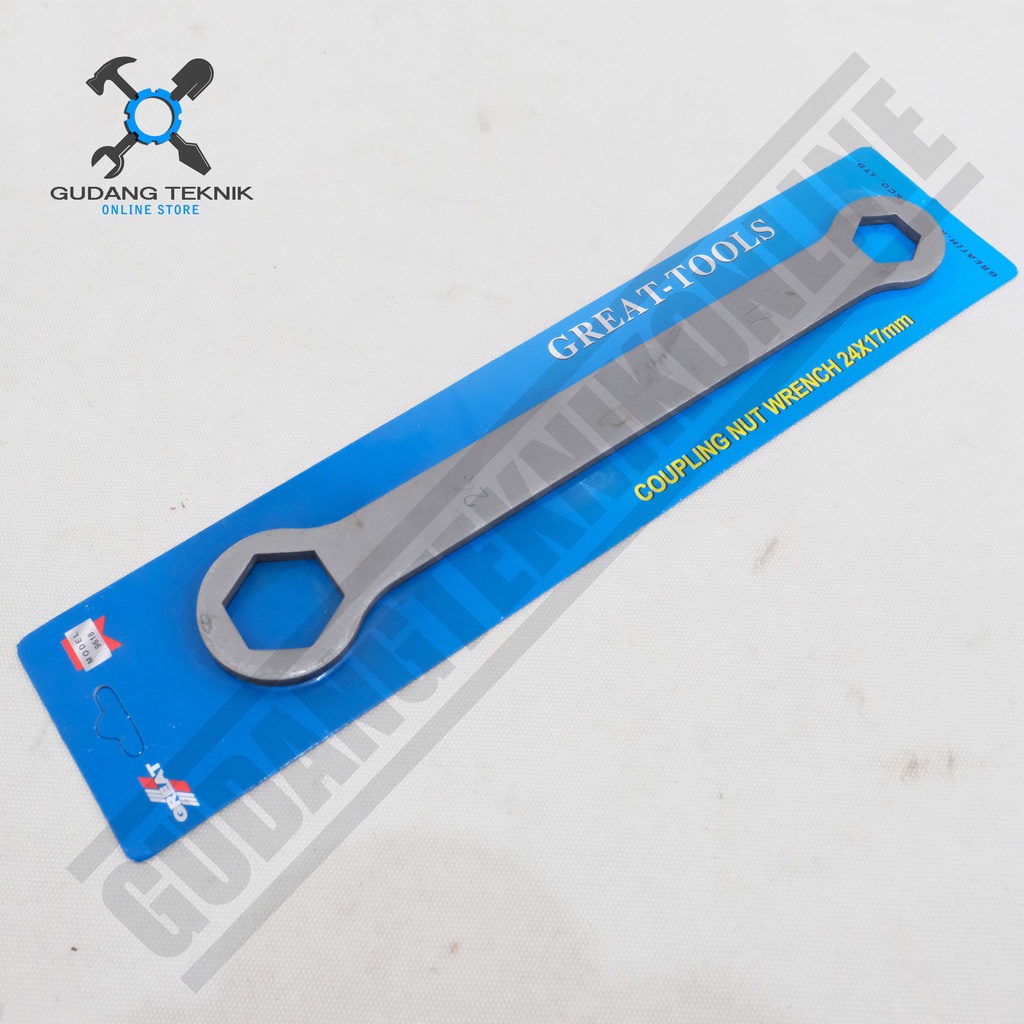 Benz B9618 Coupling Wrench / Kunci Tutup Klep Benz -  Coupling Nut Cvt 17mm x 24mm