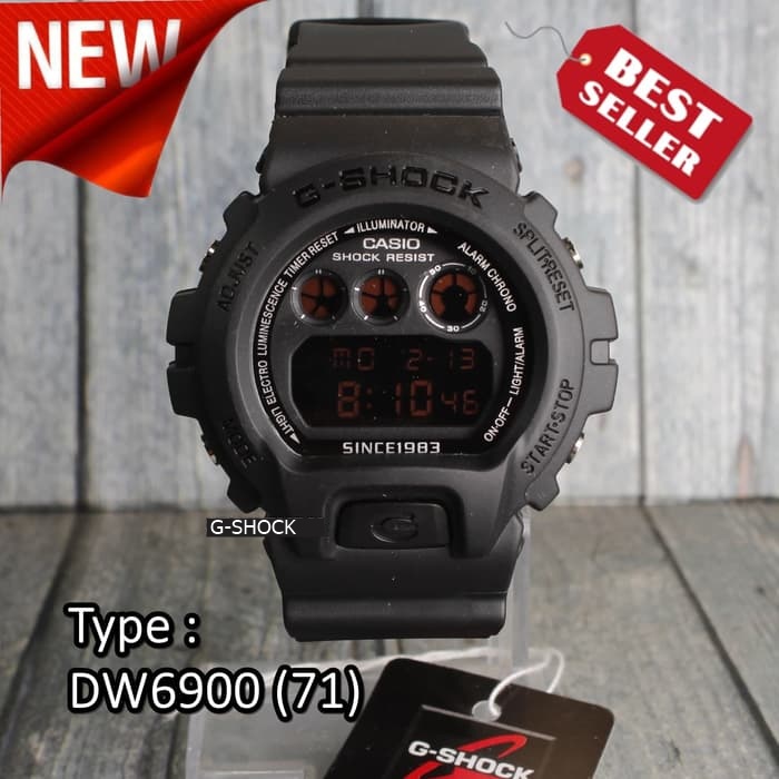 JAM TANGAN PRIA G-SHOCK CASIO DW 6900 FULL WARNA / JAM TANGAN WANITA DAN PRIA