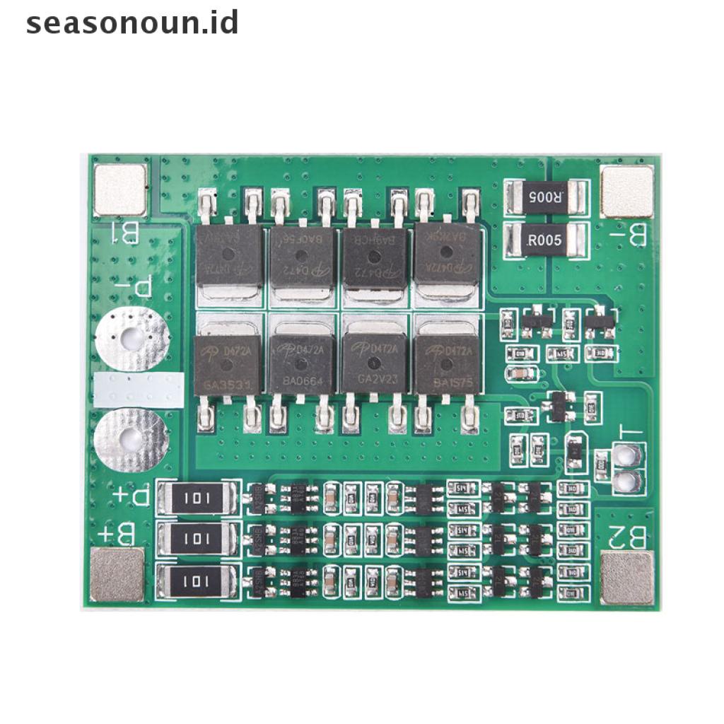 (seasonoun) Papan Sirkuit PCM Charger Baterai 25A 12V BMS Dengan Balan