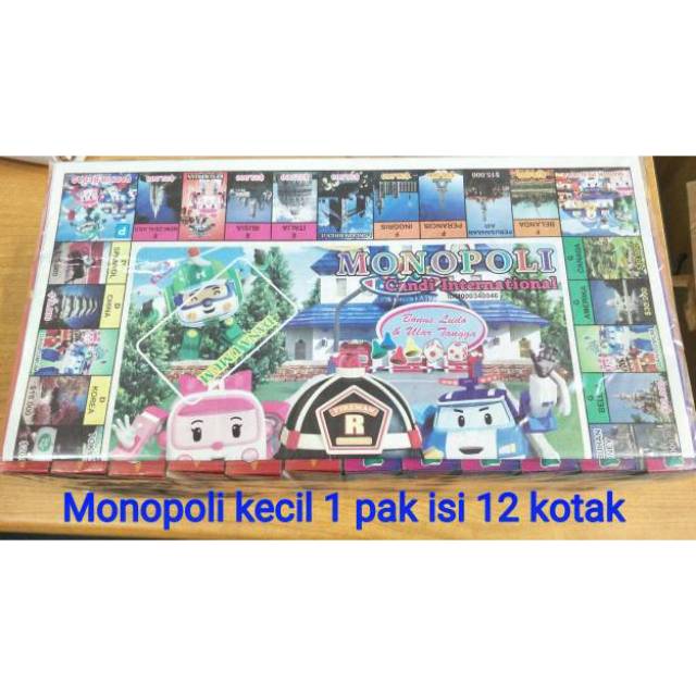 Monopoli kecil 1 pak isi 12 kotak