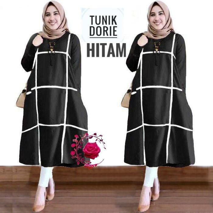 TUNIK DORIE FASHION WANITA / PAKAIAN WANITA TERBARU / DRESS TUNIK OVERSIZE